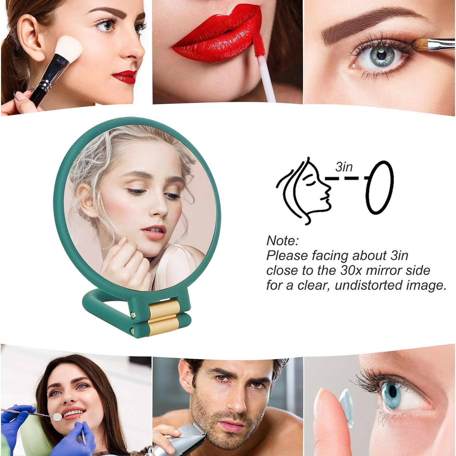 Thumbnail 5 de Sifolo Handheld Magnifying Mirror 30X