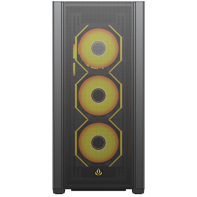 Detalle 2 de Forgeon Airflow Noxis ARGB USB-C Mesh ATX Negra