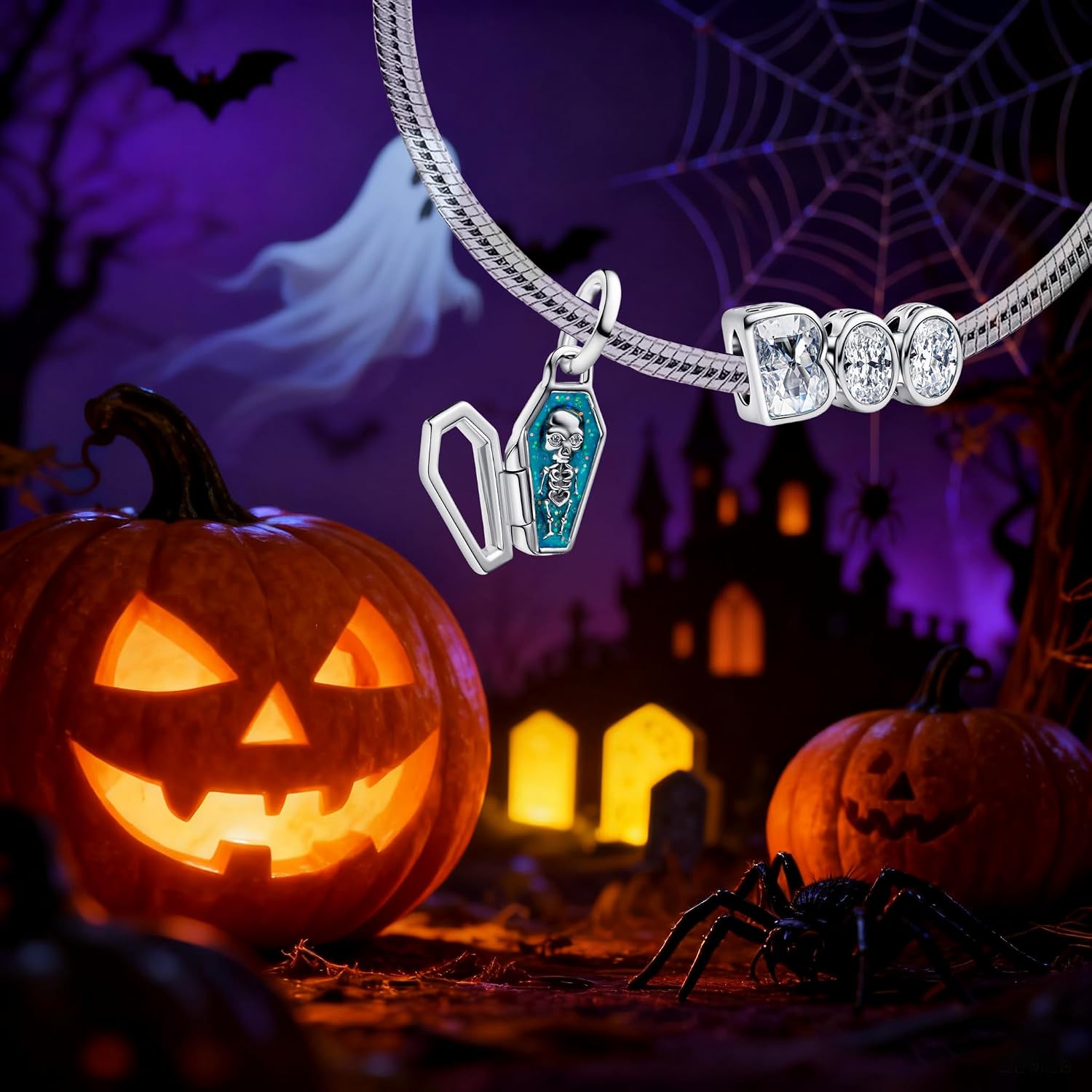 Thumbnail 2 de TCZNAF Halloween Charms Familie Anhänger 4,5–5 mm