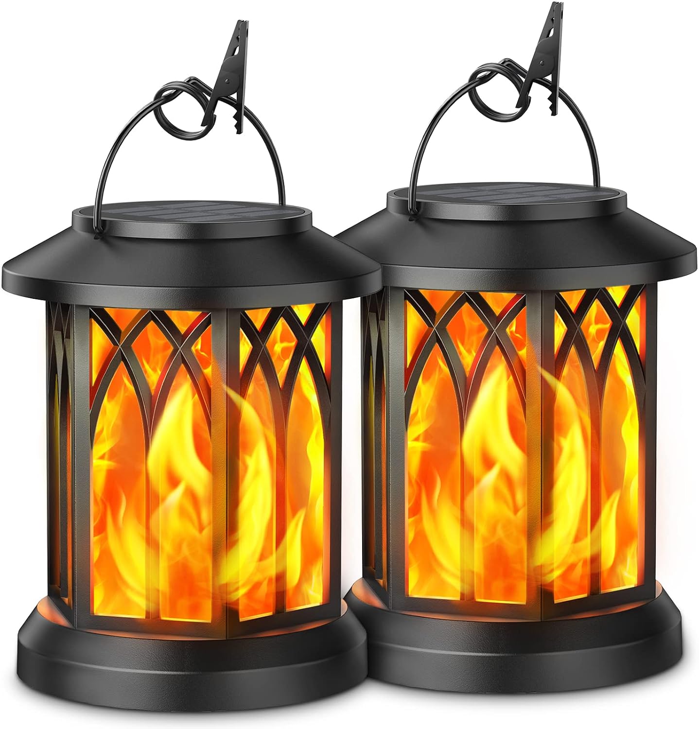 Detalle de GEARLITE Garten Solarlampen 2er Set