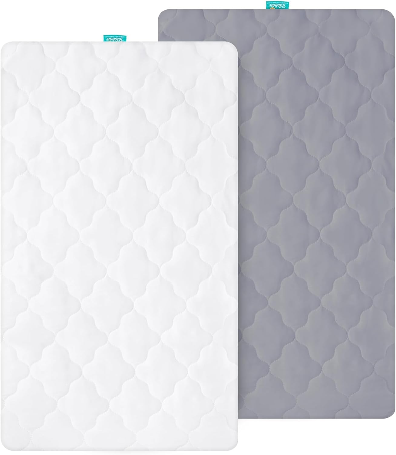 Detalle de Biloban Bassinet Mattress Protector, 20 x 33-Inch Waterproof 2-Pack
