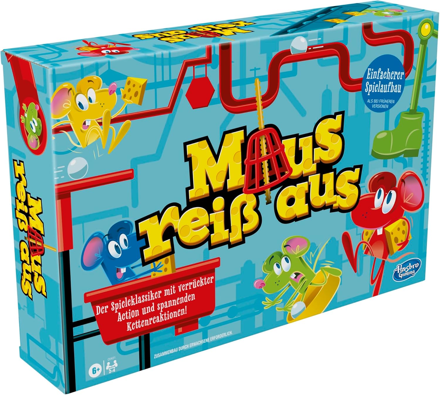 Detalle 2 de Maus reiß aus Familienspiel für 2–4 Spieler 🎲