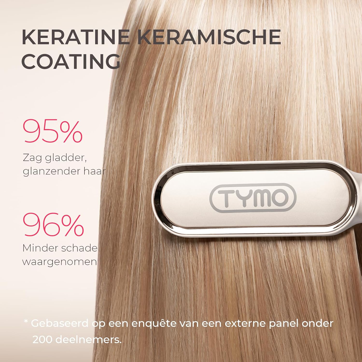 Thumbnail 6 de TYMO RING HC100G stijltangborstel met keramische coating en 5 temperatuurstanden