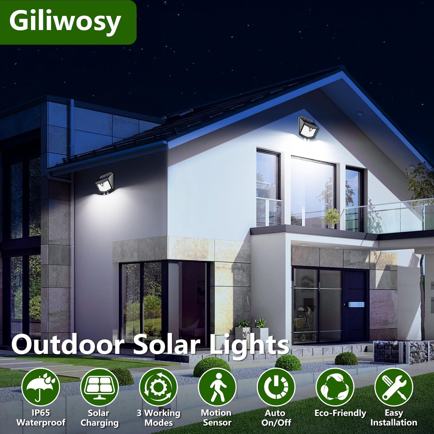 Detalle 2 de Giliwosy Luz Solar Exterior 1200 mAh