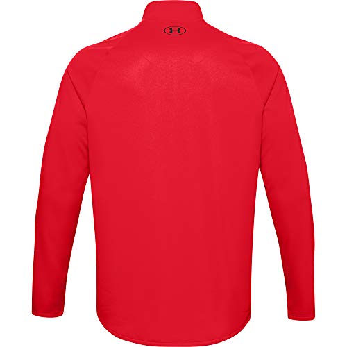 Detalle de Under Armour Tech 2.0 Half-Zip-Trainingsshirt für Herren, Rot, XXL