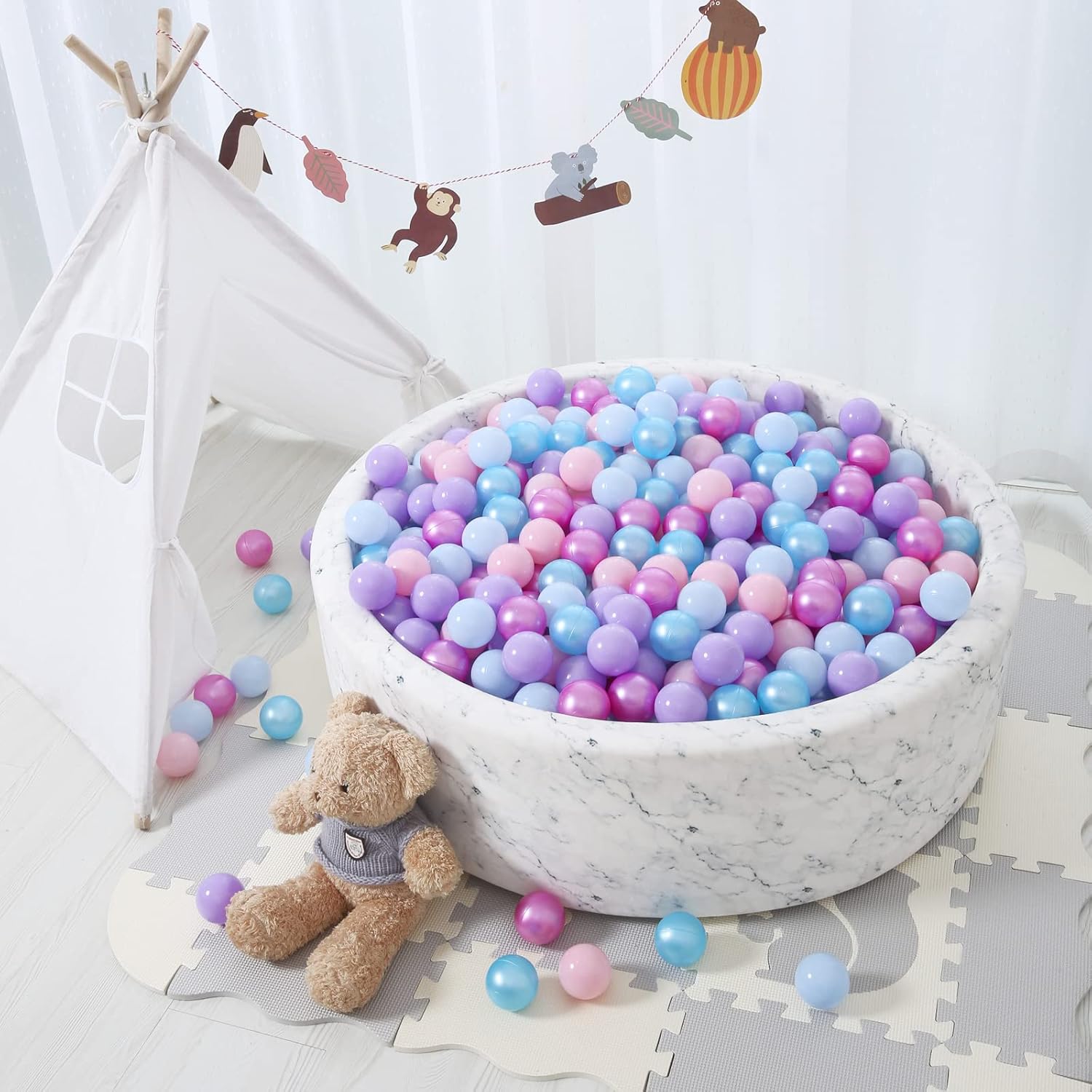 Detalle 2 de STARBOLO Ball Pit Balls (Phthalate-Free, BPA-Free) for Toddlers — Crush-Proof Pool Play Pit Balls