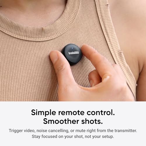 Detalle de Insta360 Mic Air Transmitter: Ultra‑light wireless mic for Vlog and streaming