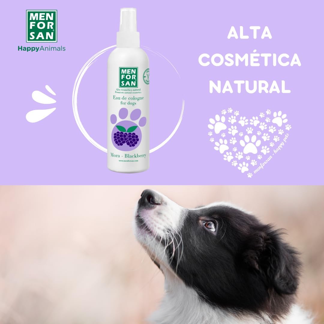 Thumbnail 4 de Menforsan Acqua di Colonia di mora per cani 125 ml, confezione da 3
