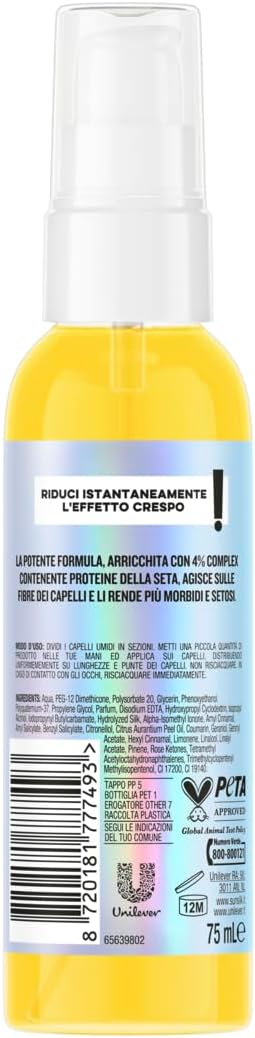 Thumbnail 6 de Sunsilk Tocco di Seta Siero Capelli Invisibile Anticrespo 6 x 75 ml – proteine della seta per capelli secchi e crespi