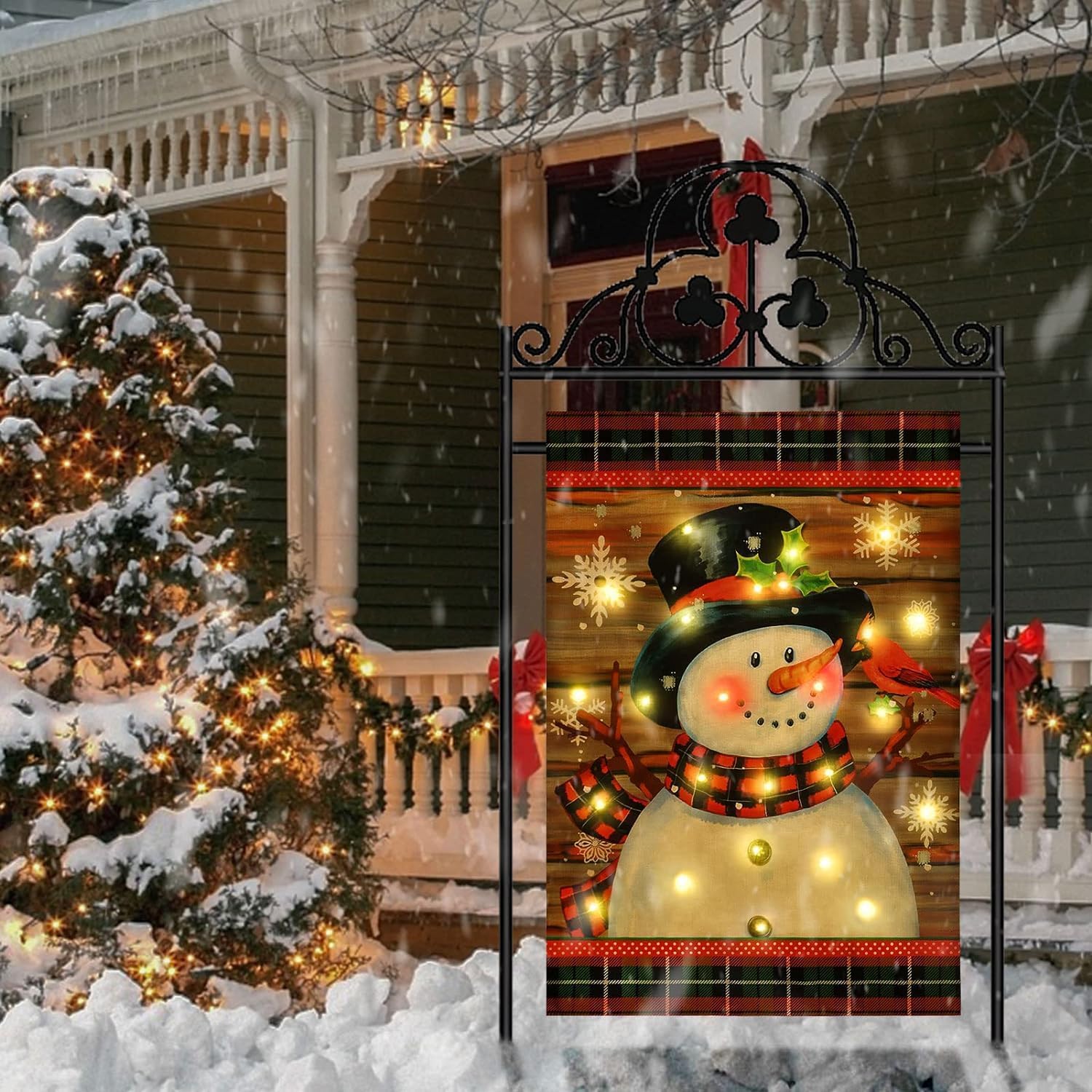 Thumbnail 1 de Christmas Garden Flag, 12 x 18 in