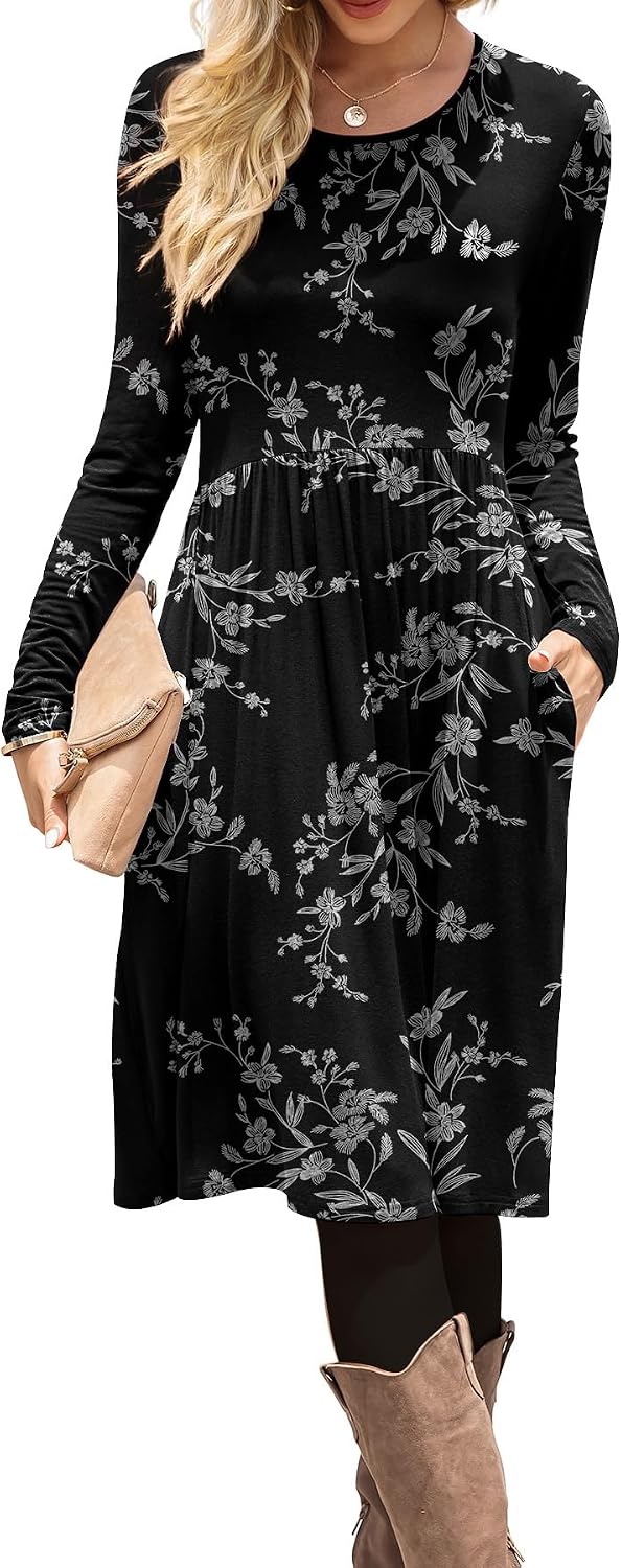 Thumbnail 6 de DB MOON Casual Empire Waist Dress with Pockets