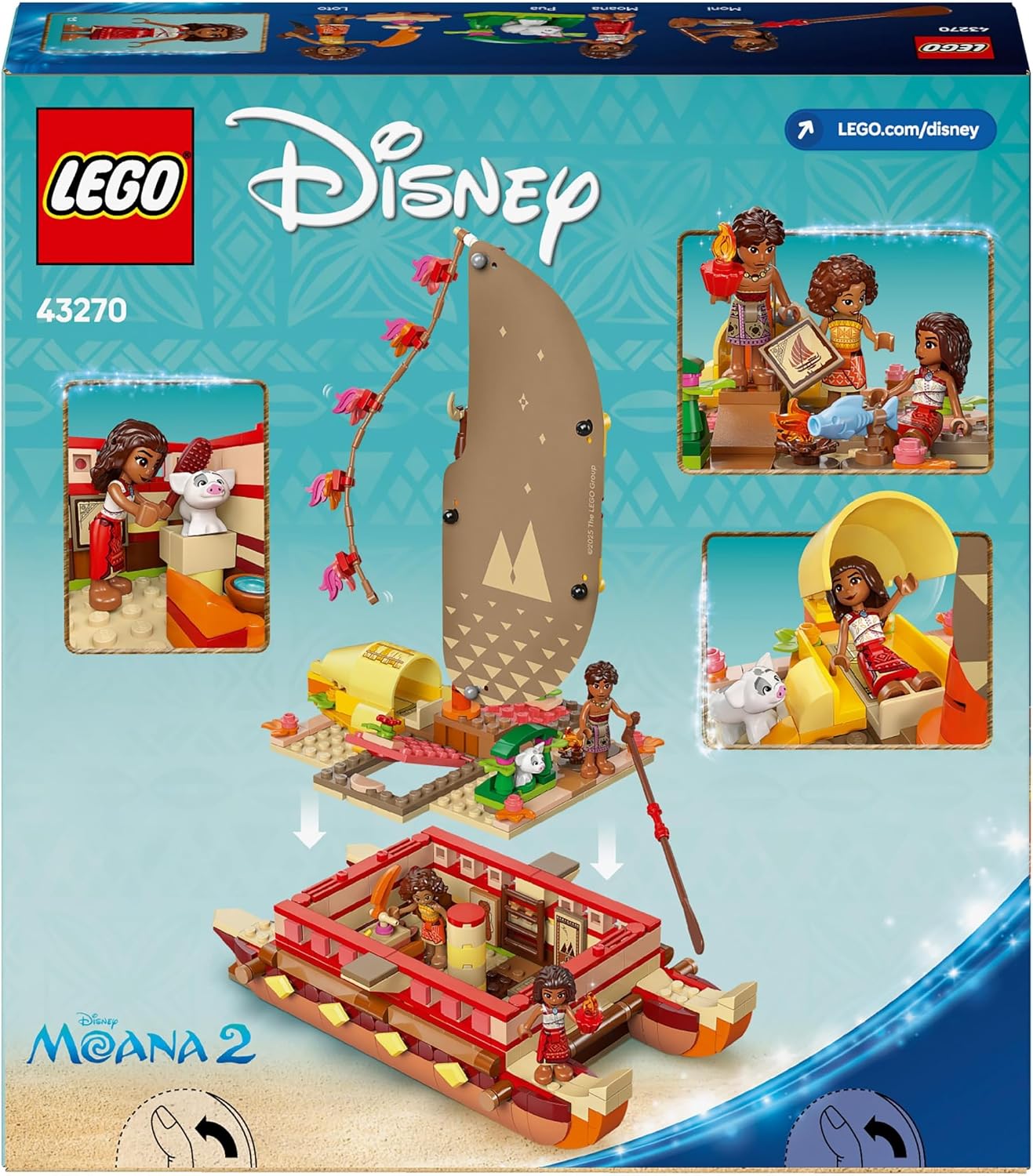 Thumbnail 9 de LEGO | Disney Vaiana 2 Canoa de Aventuras - ¡Aventuras en el Mar! 🚤