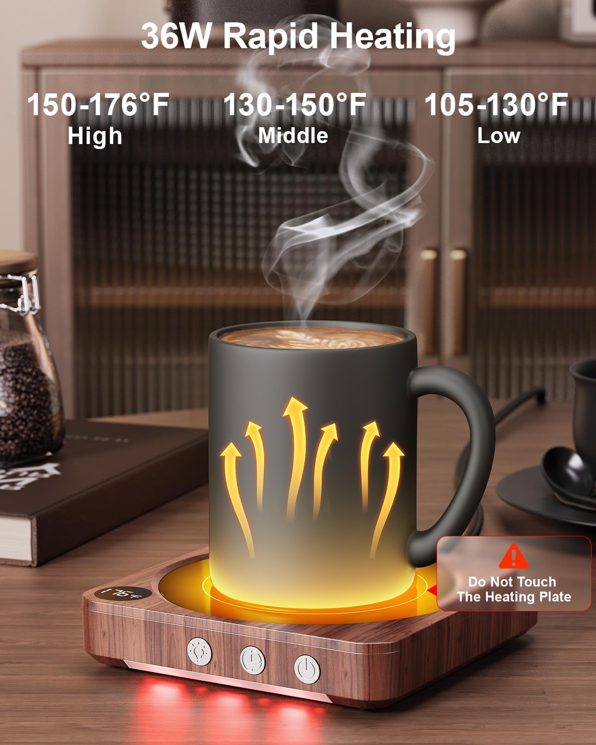 Detalle de House Gem 36W Mug Warmer 5.2in Plate