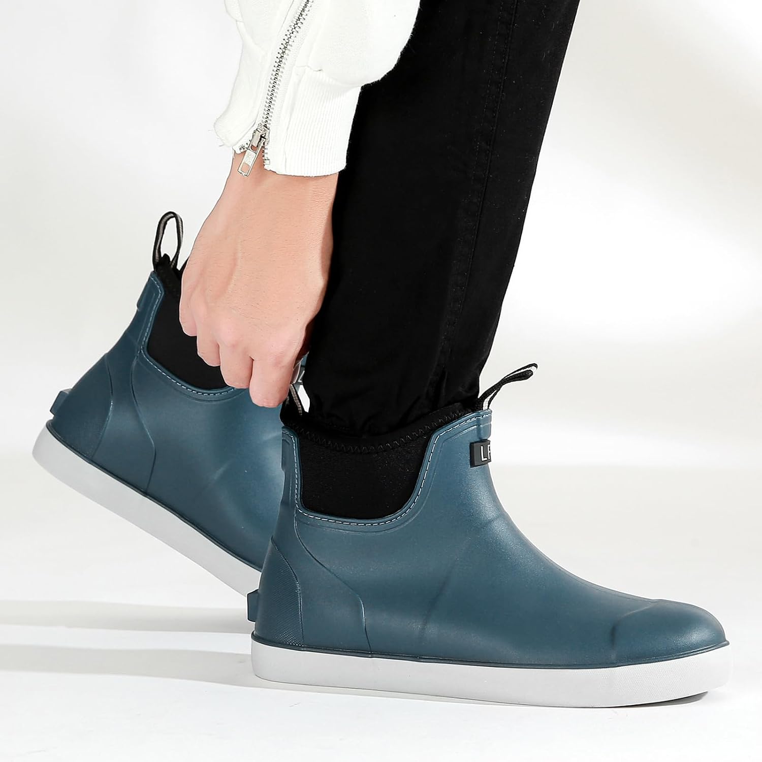 Detalle 2 de CKWLXQY Men's Deck Boots Waterproof Ankles