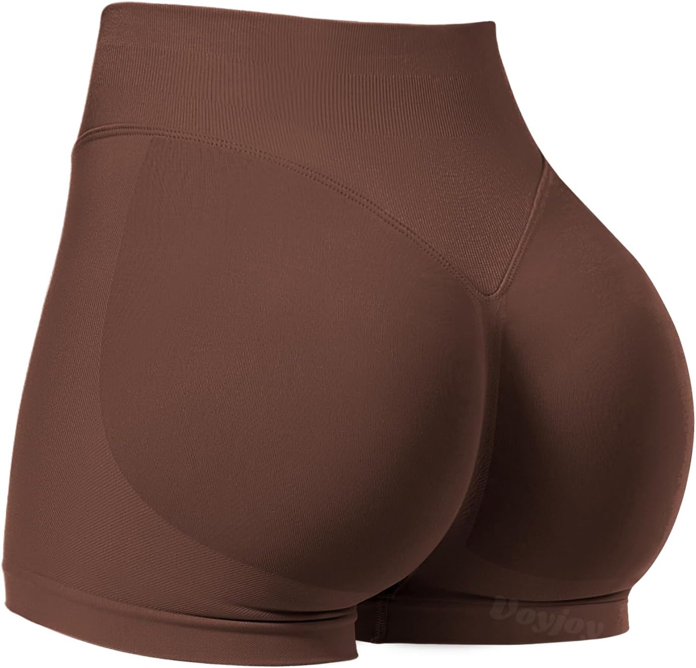 Detalle de VOYJOY Women's Workout Impact Shorts, High-Waisted with Subtle Scrunch
