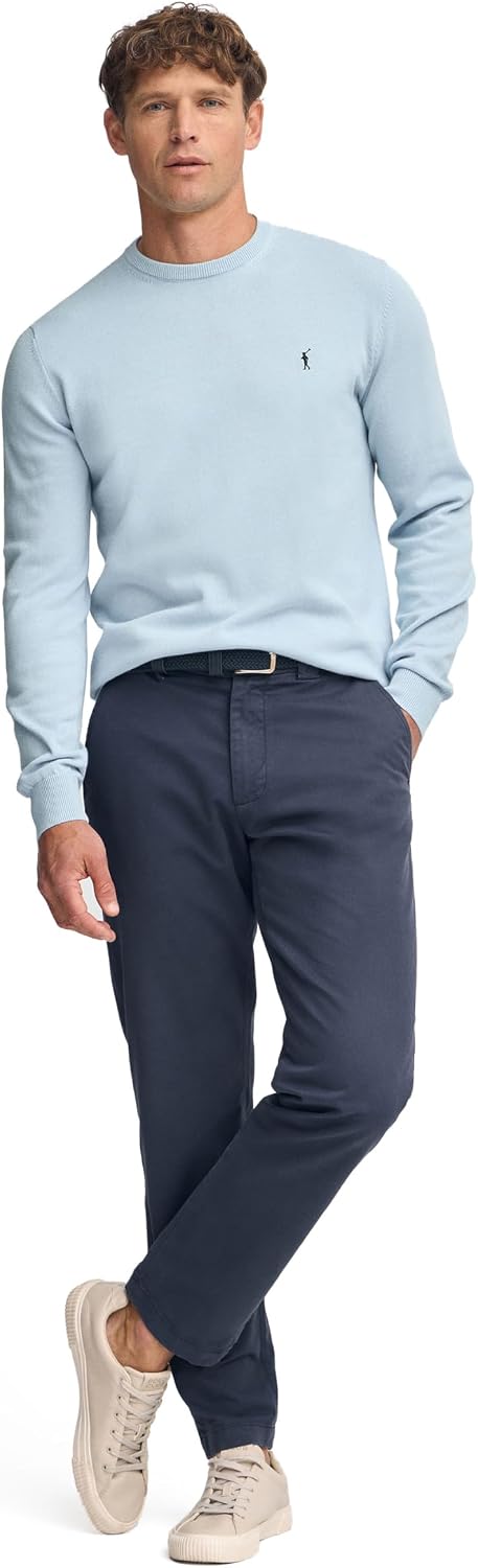 Detalle de Polo Club Maglione a Treccia da Uomo con Logo e Scollo Tondo