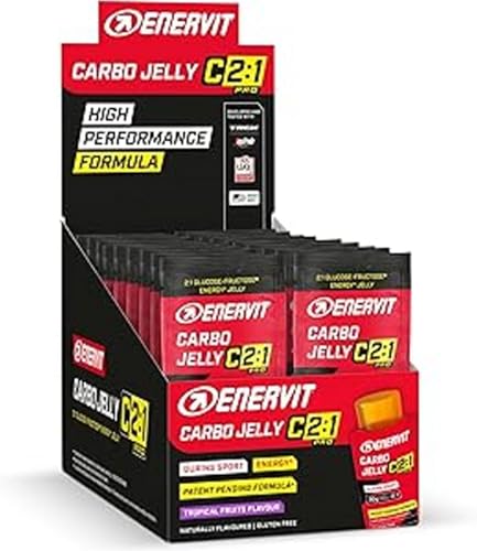 Detalle de Enervit Carbo Jelly C2:1PRO gel energetiche 30g 🍫