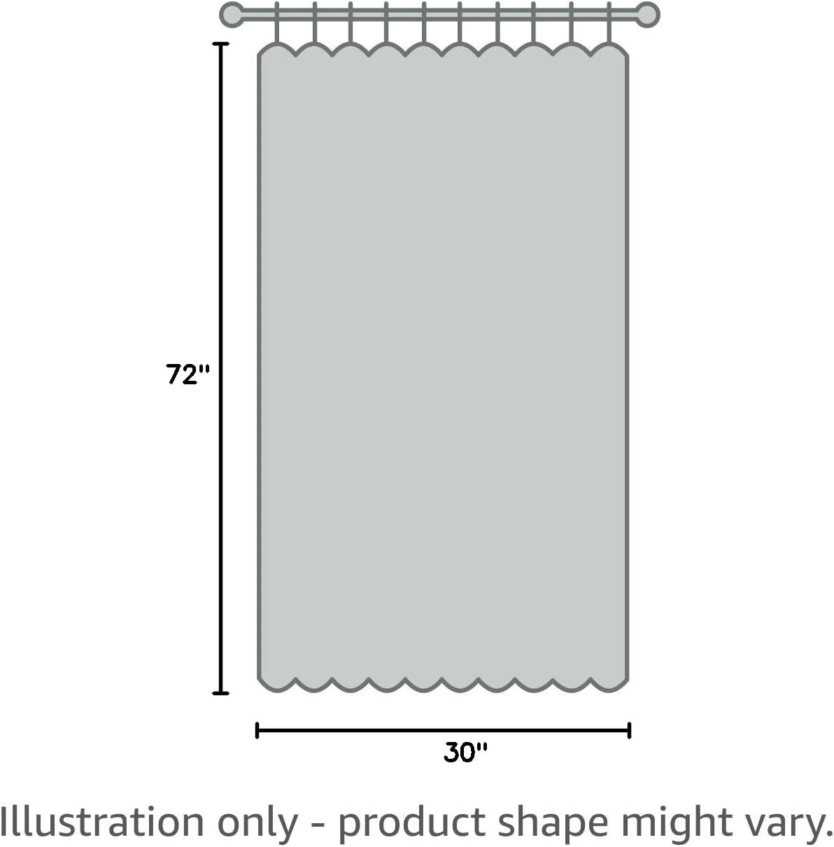 Thumbnail 6 de NICETOWN Pure White French Door Curtains 30x72