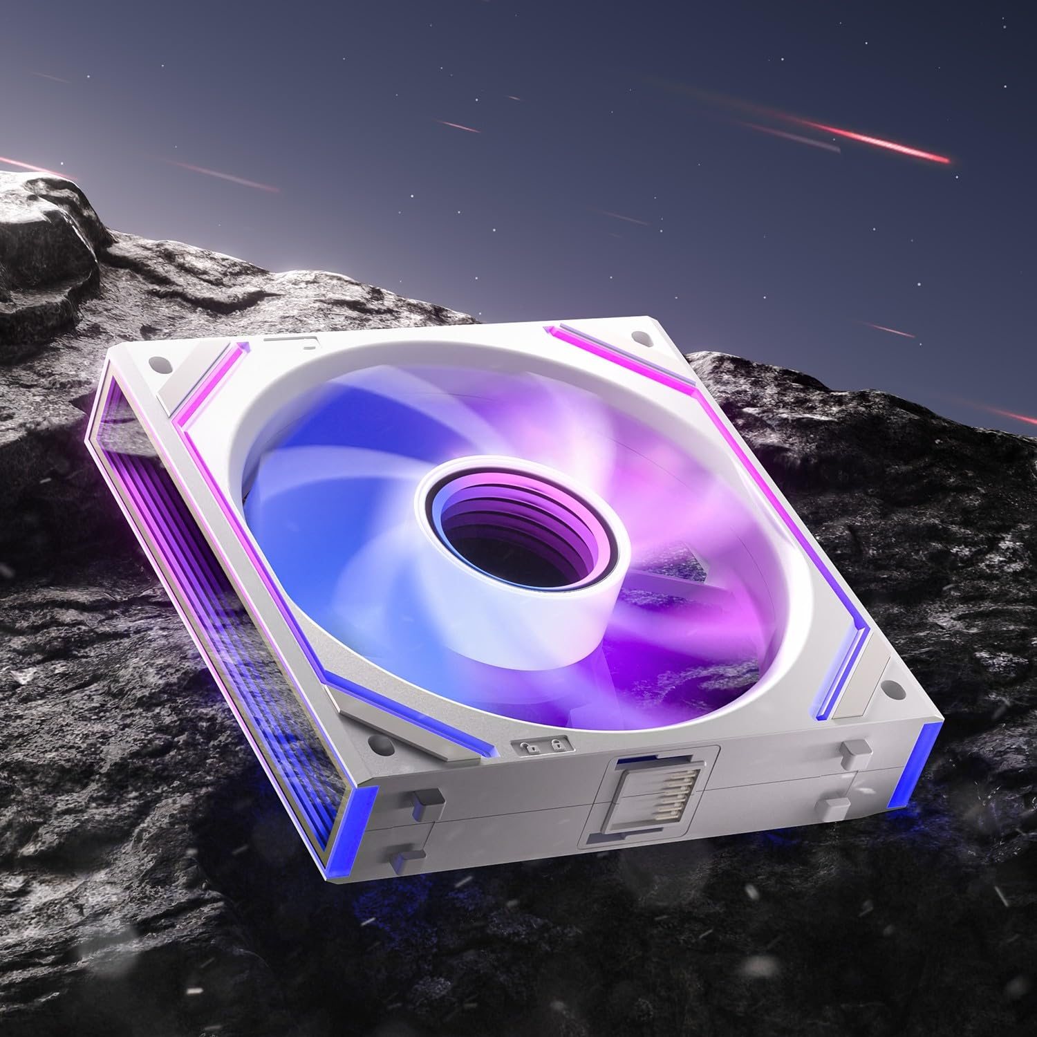 Thumbnail 6 de AsiaHorse DAWN Pro RGB PC Lüfter 120MM 3er-Set ARGB Daisy Chain