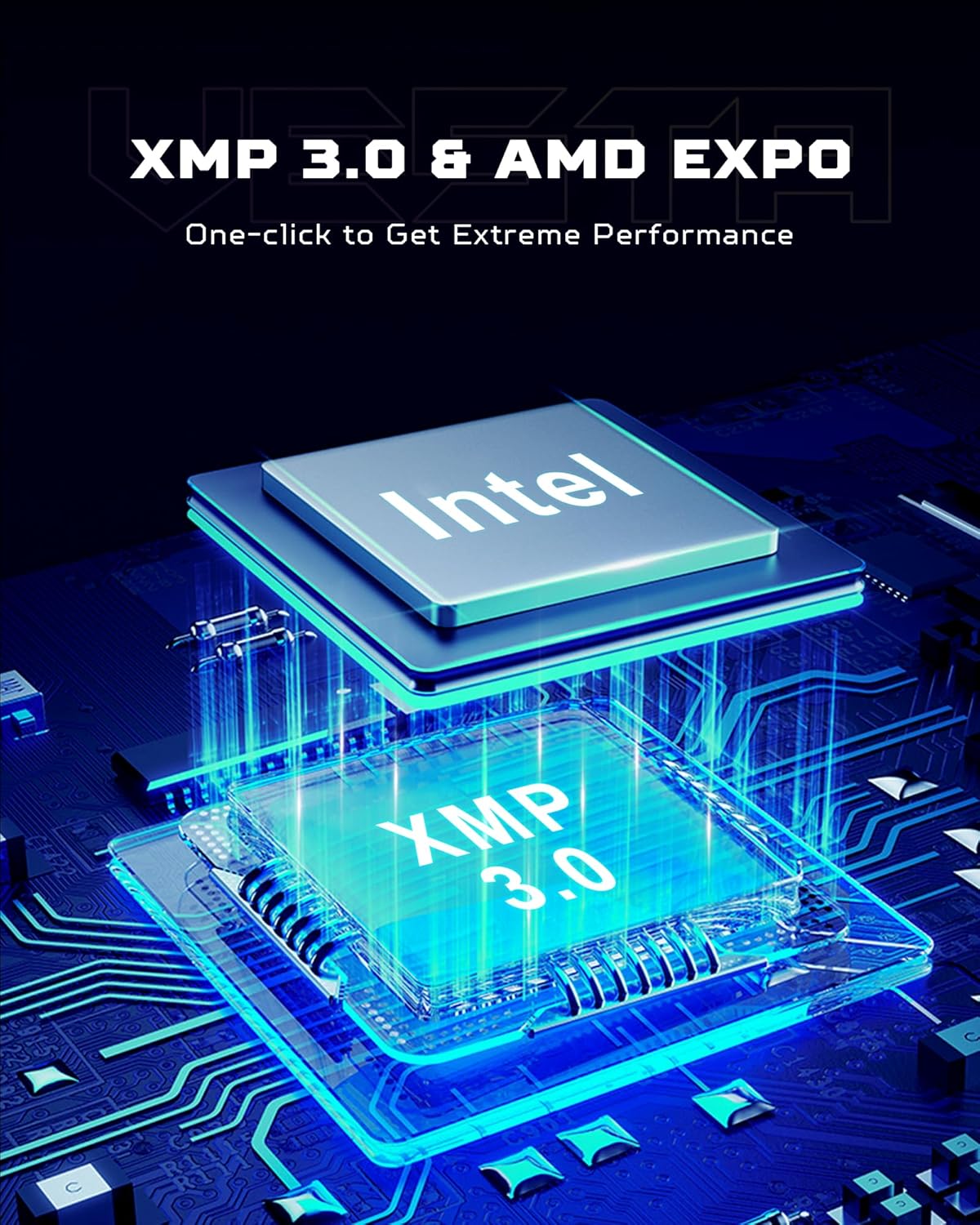 Thumbnail 2 de Acer Predator Vesta II DDR5 6000MHz 64GB (32GBx2) RGB RAM CL30 – Intel XMP 3.0 & AMD EXPO Compatible