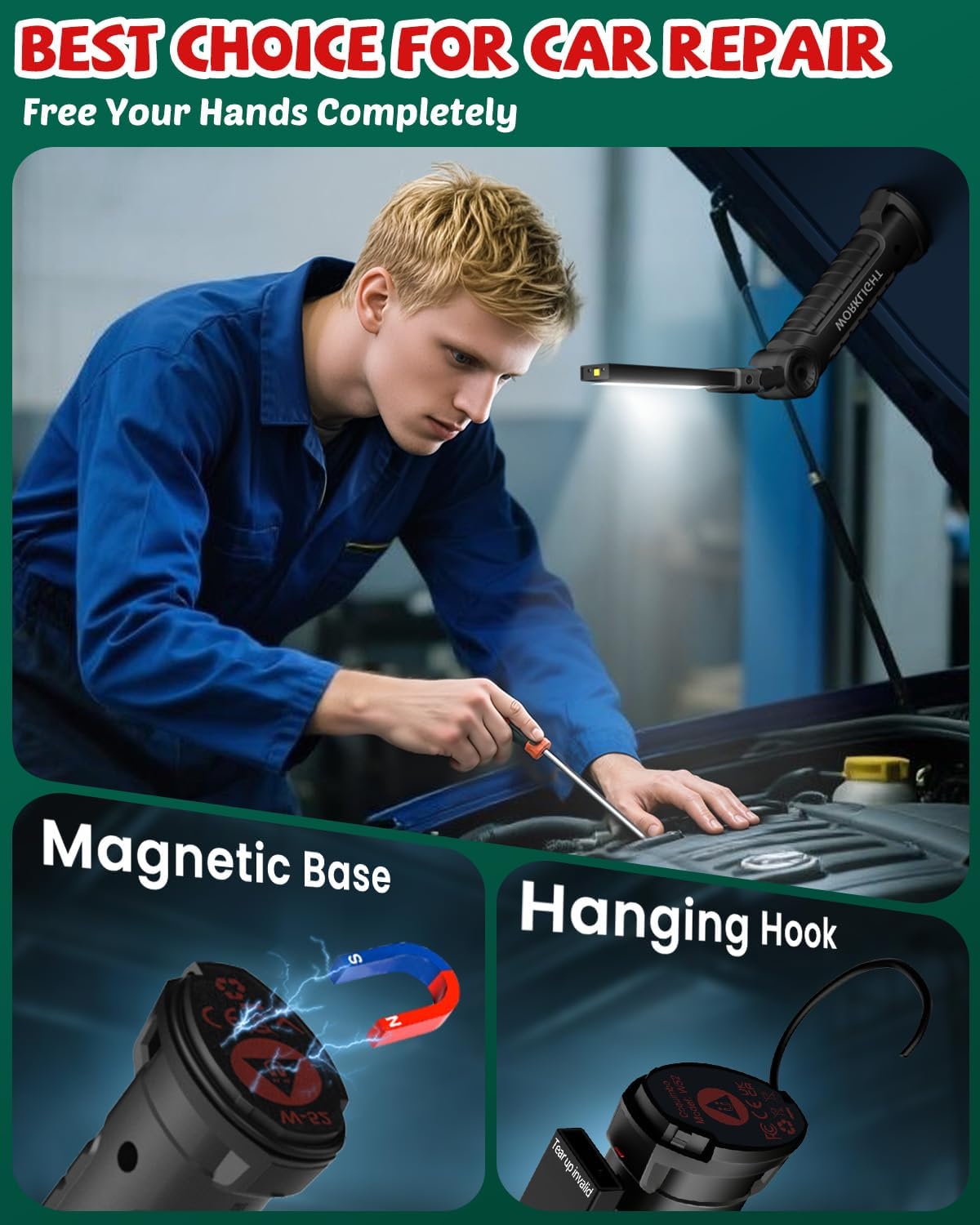 Thumbnail 3 de Coquimbo Work Light 2-pack LED torch for men 🔦