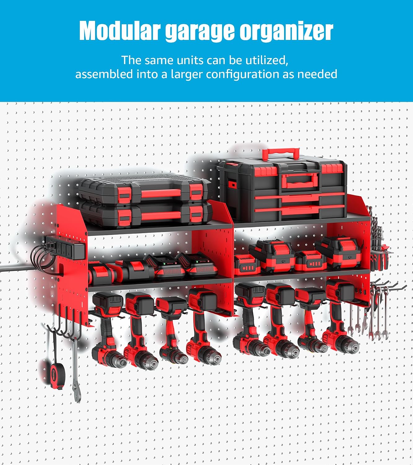 Detalle de CCCEI Power Tool Organizer, 16.5-Inch