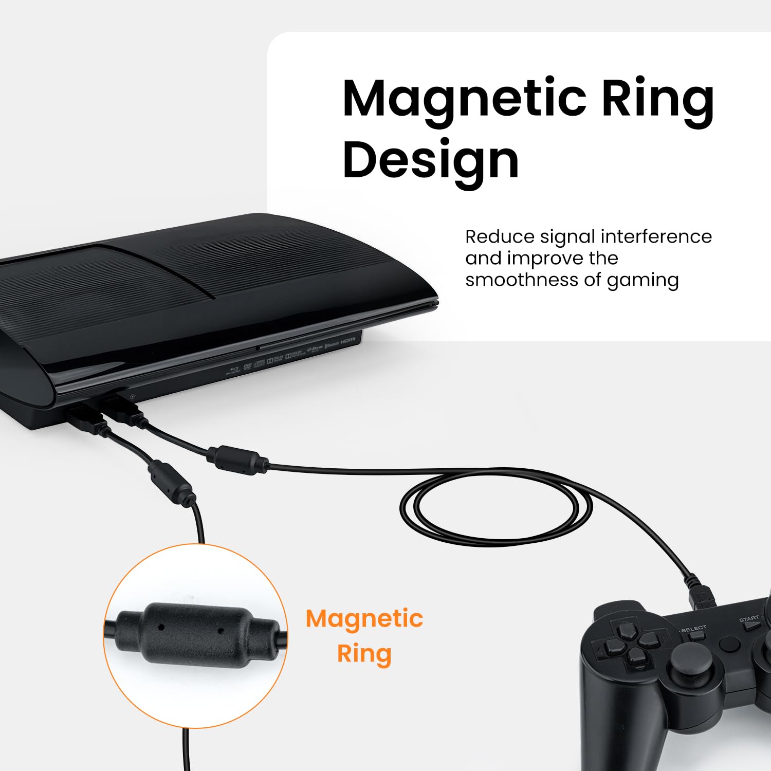 Thumbnail 2 de Tolesum Câble charge PS3 3 m 🔌