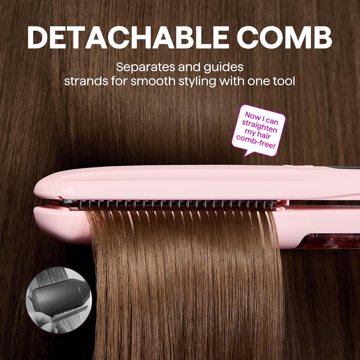 Detalle 2 de Wavytalk Steam Hair Straightener ⚙
