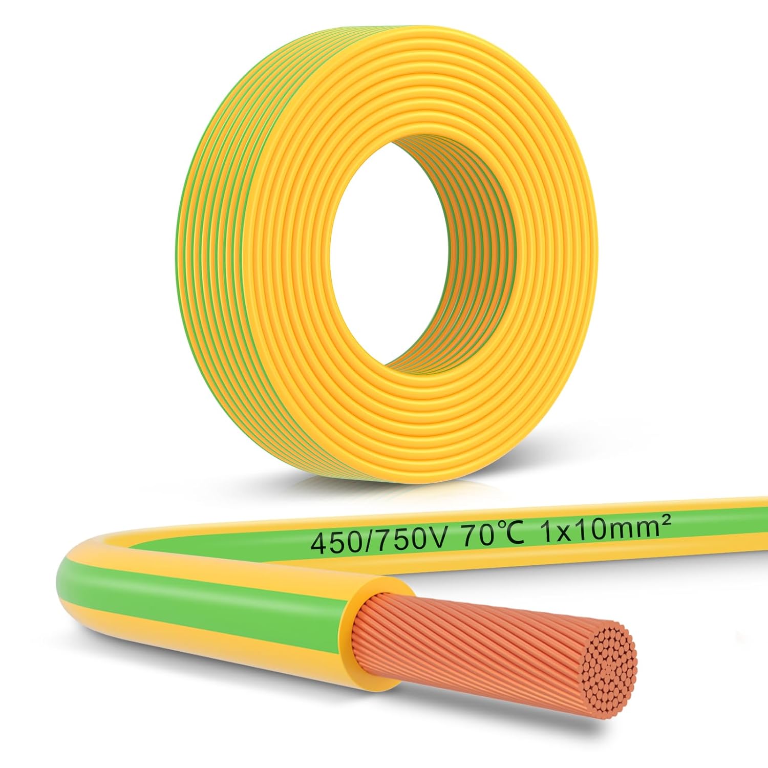 Erdungskabel 10mm² für 20 m