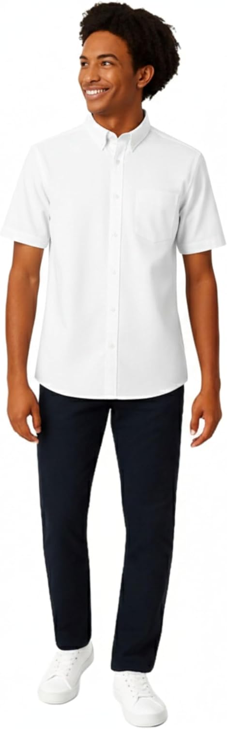 Detalle de French Toast Chemise Classique à Manches Courtes en Popeline pour garçon