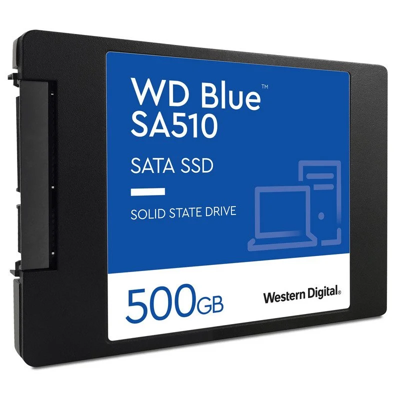 Detalle de WD Blue SA510 SSD SATA 3 500GB - Rendimiento Rápido ⚡