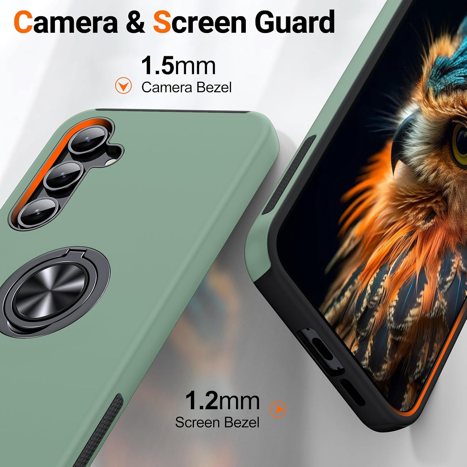 Detalle 2 de Galaxy A55 5G case with 2 screen protectors