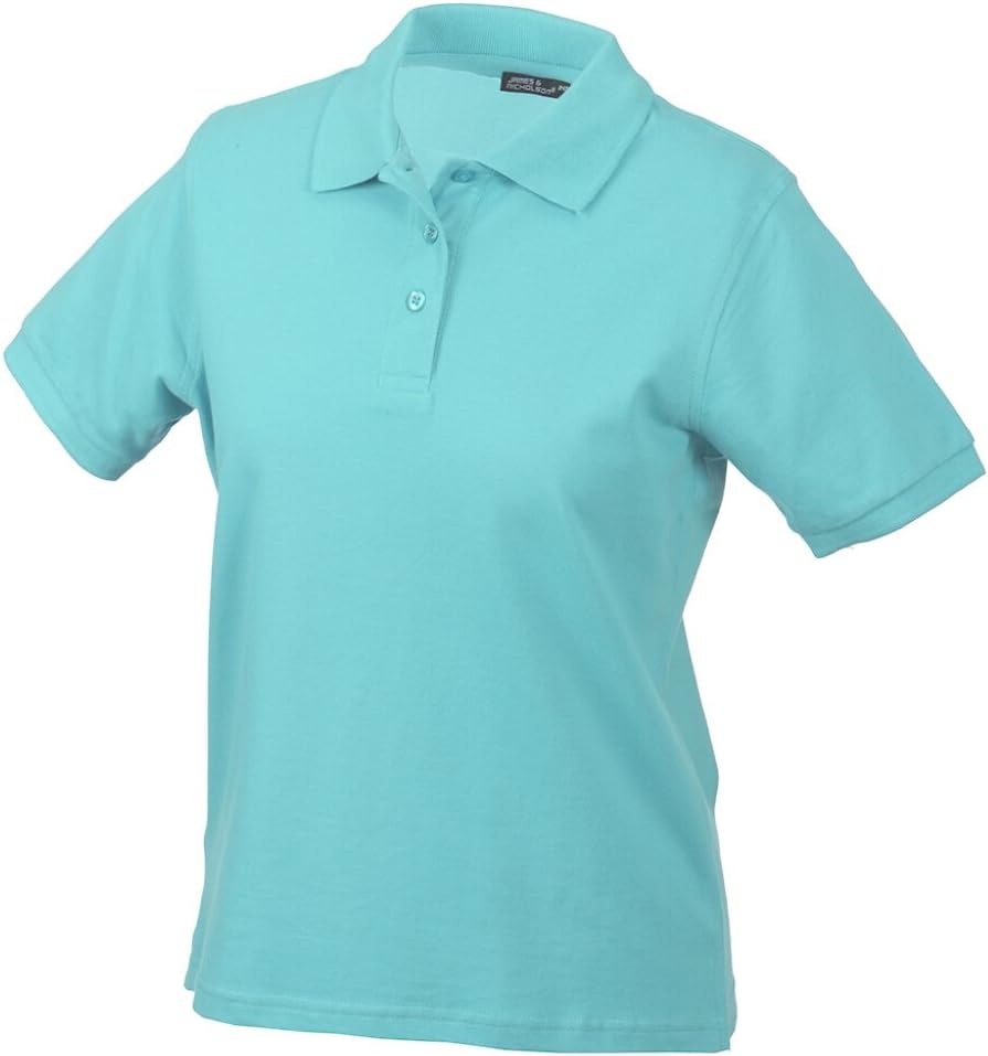 Detalle de JAMES & NICHOLSON Polo piqué Manches Courtes – coupe sportive et finitions soignées