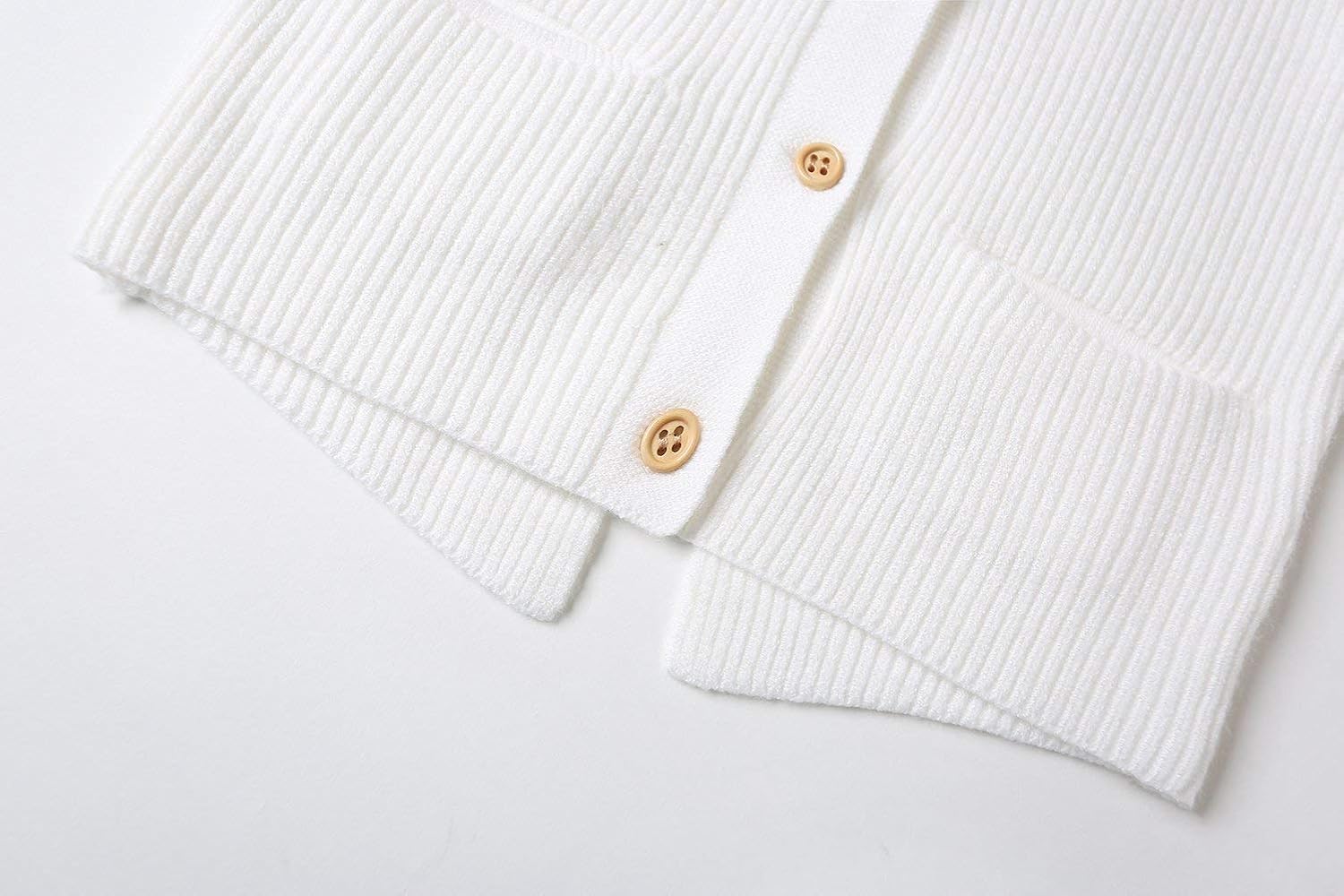 Detalle de Smiling Pinker Toddler Girls Knit Cardigan: Soft, Warm and Practical