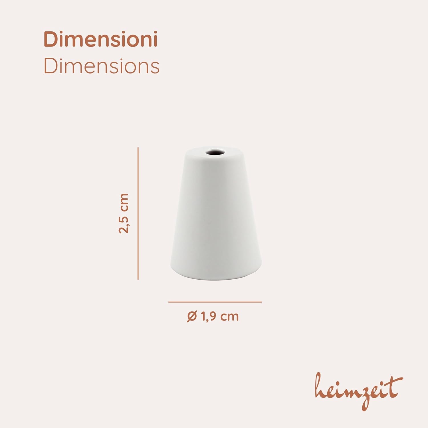Detalle de heimzeit Pomelli Armadio Cone per Porte, Cassetti e Comodini in Alluminio – 8 Pezzi, Bianco