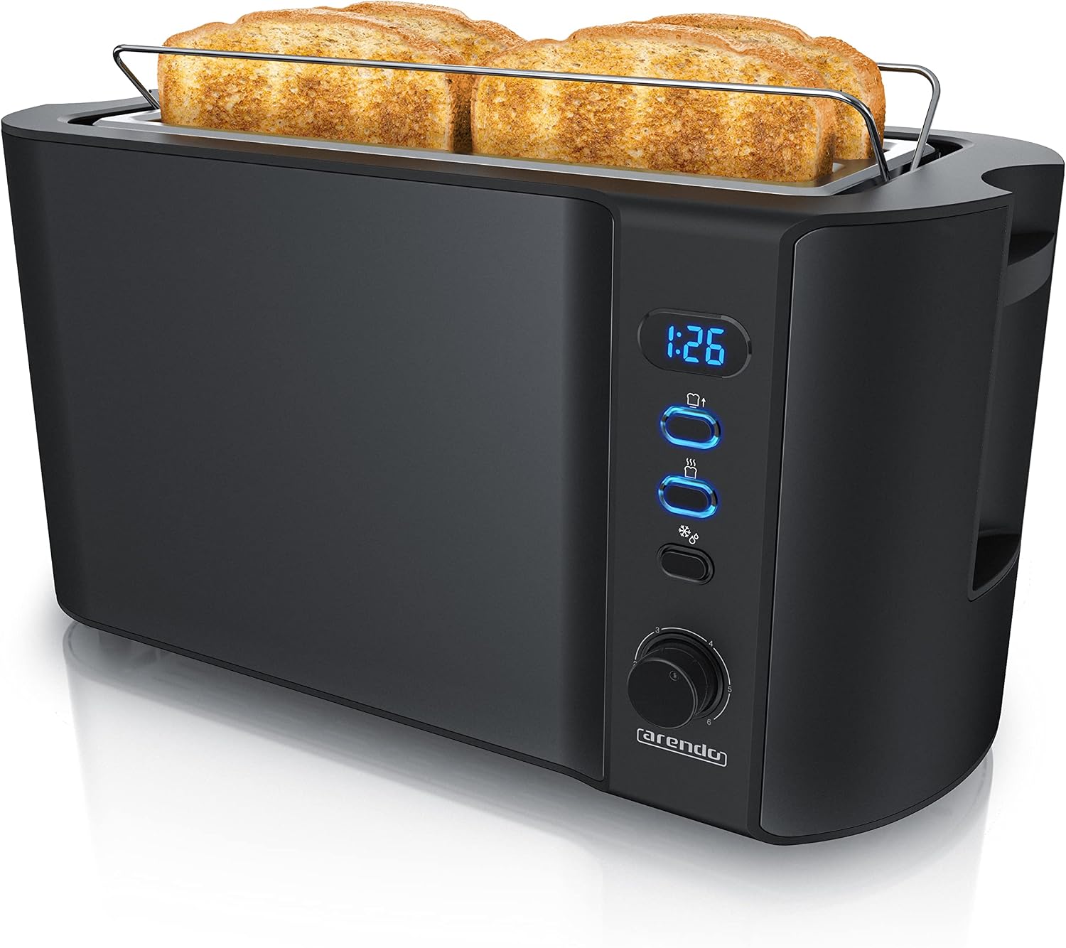 Detalle de Arendo Frukost 4-slice long slot toaster with 6 settings 🍞