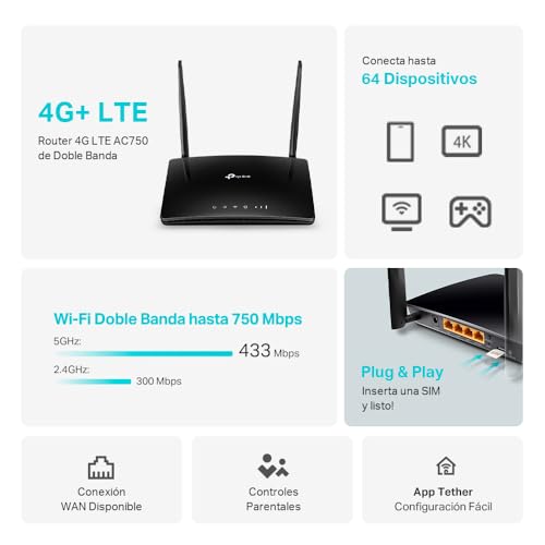 Thumbnail 5 de TP-Link Archer MR202 Router 4G LTE