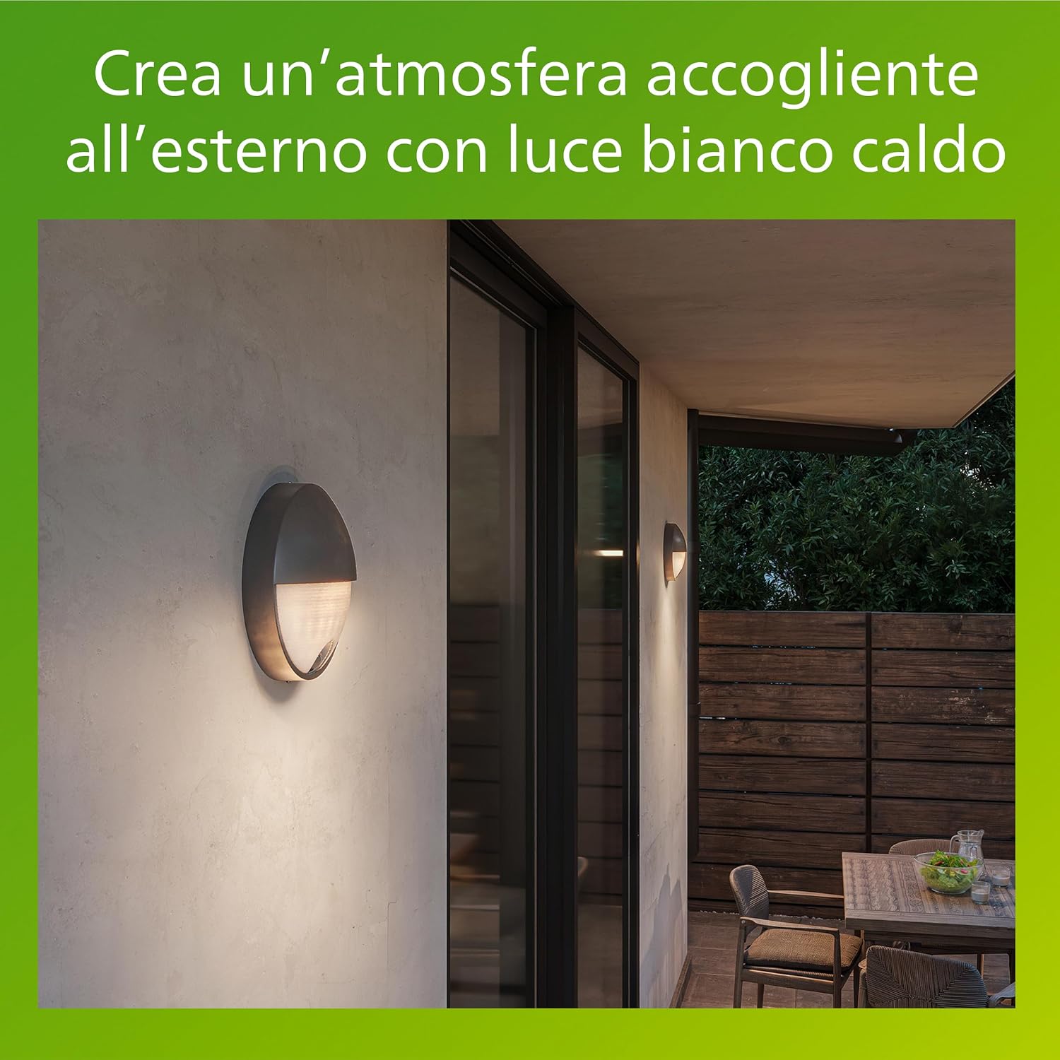 Thumbnail 6 de Applique da esterno Philips Capricorn IR con sensore di movimento, 800 lm e 2700 K, IP44, alluminio grigio antracite