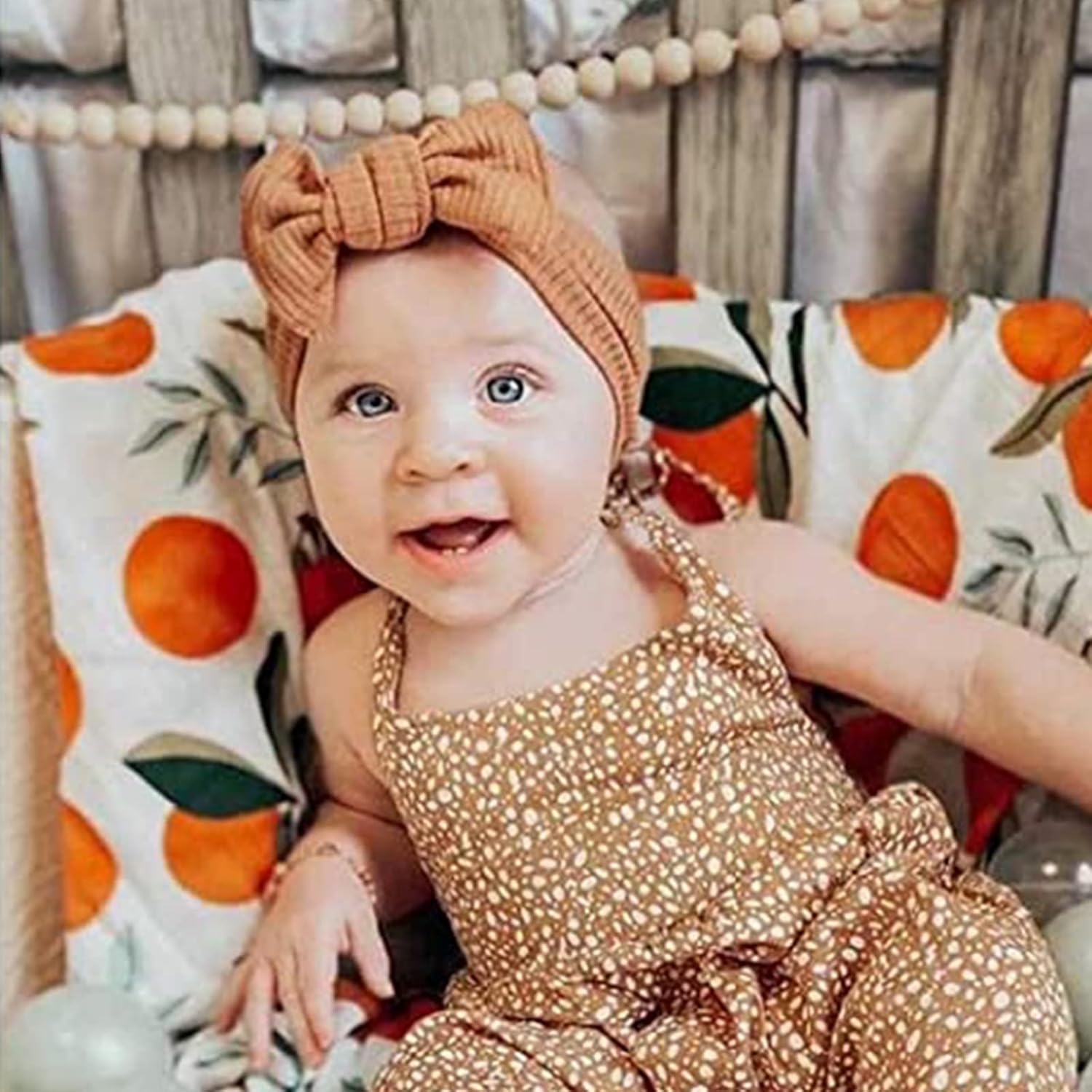 Thumbnail 3 de DRESHOW Bandeaux turban bébé fille en nylon – lot de 5, taille unique