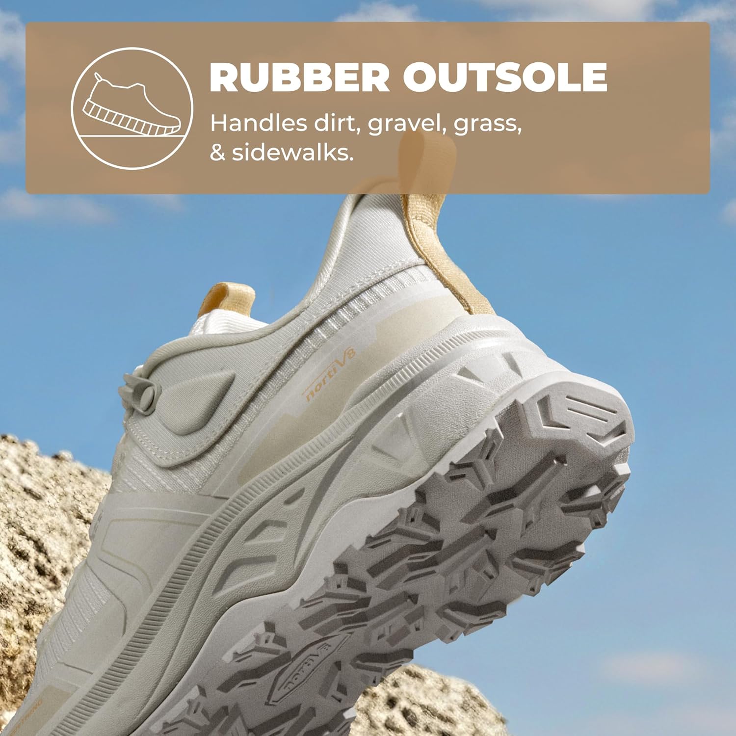 Thumbnail 4 de NORTIV 8 Damen Wanderschuhe: Leichte, atmungsaktive Outdoor-Schuhe mit sicheren Schnürsystem