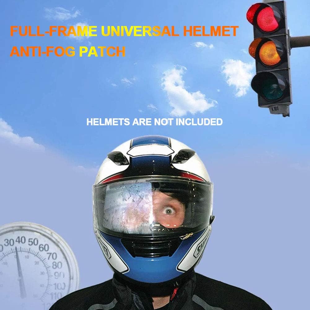 Thumbnail 4 de Klomveris Helmet Visor Anti-fog Film: Universal Clear Insert for Clearer Riding Vision