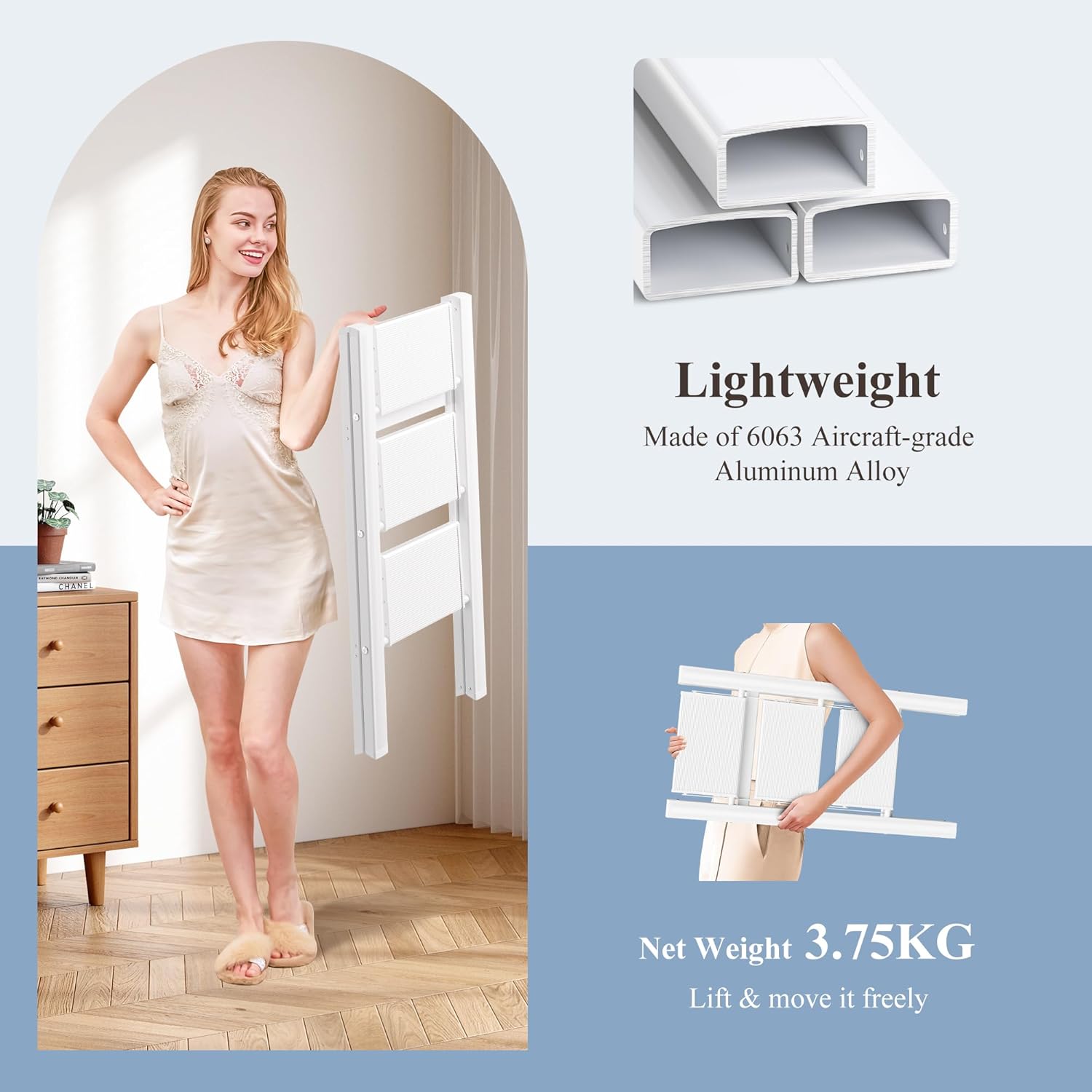 Thumbnail 2 de GameGem 3 Step Ladder 150kg load