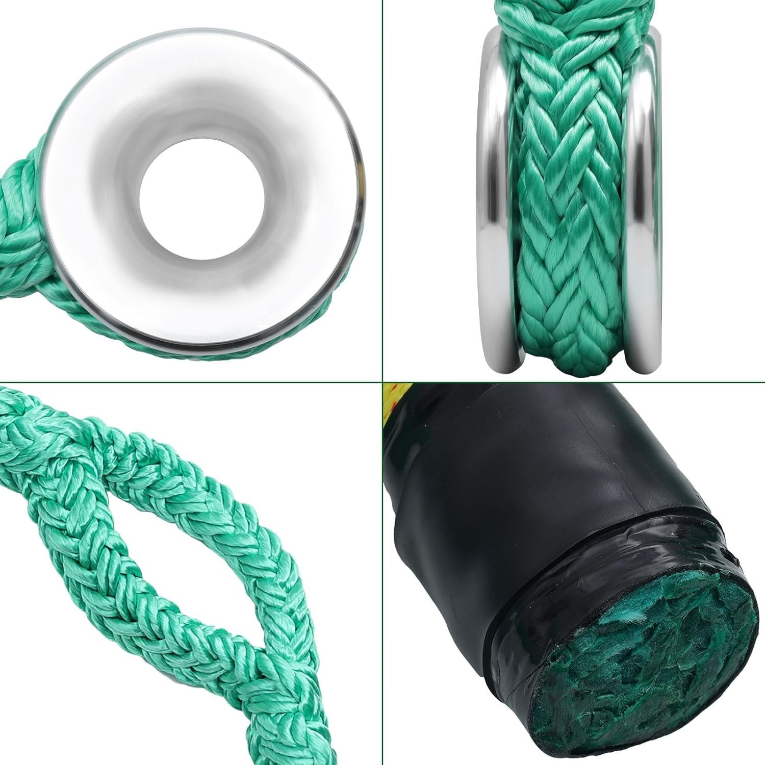 Thumbnail 5 de Rigging Ring Sling - 1.2" x 6’ Arborist Rope with Low Friction Ring (15t Max Load)