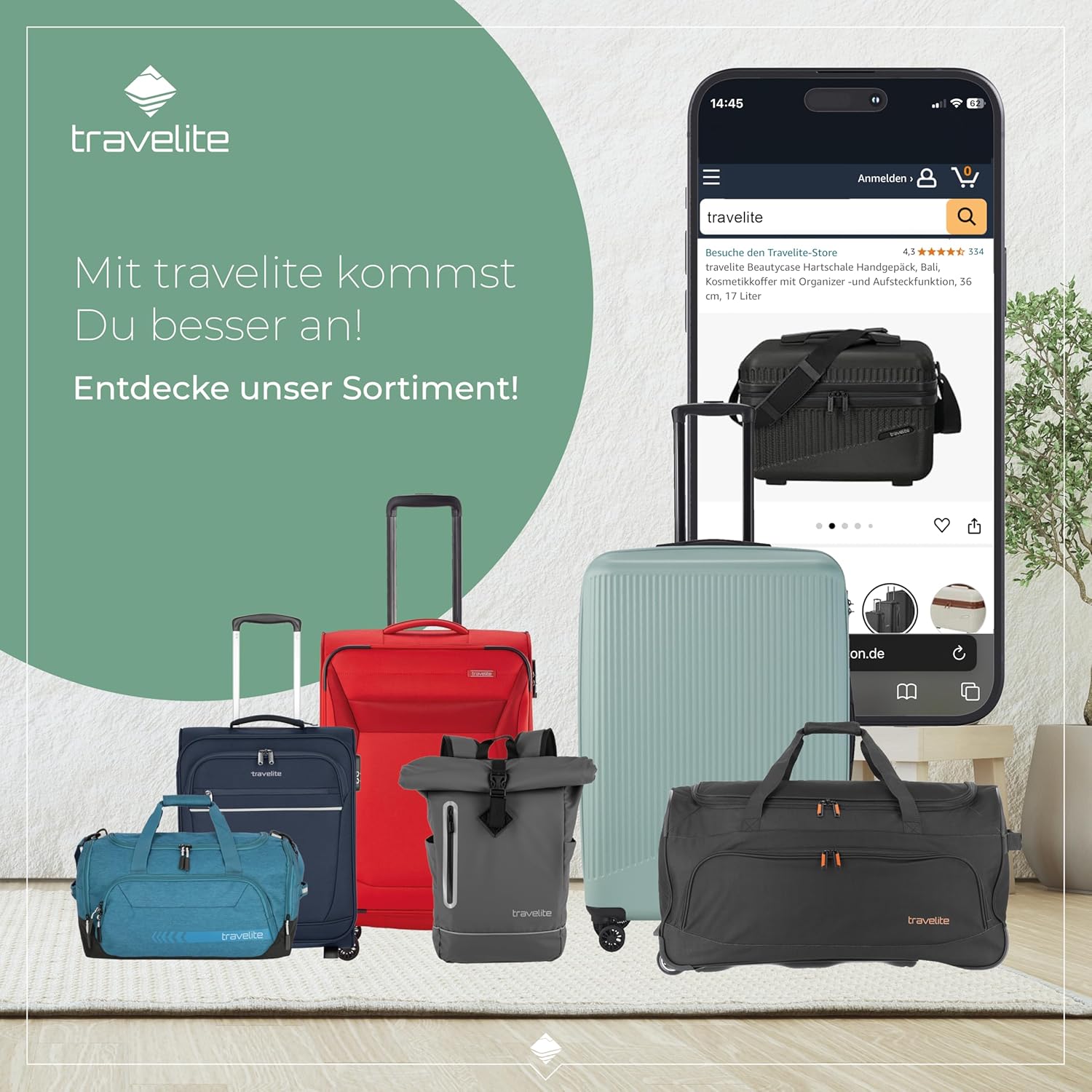Thumbnail 5 de Travelite Kleidersack Anzugtasche, schwarz – BUSINESS 60 Liter