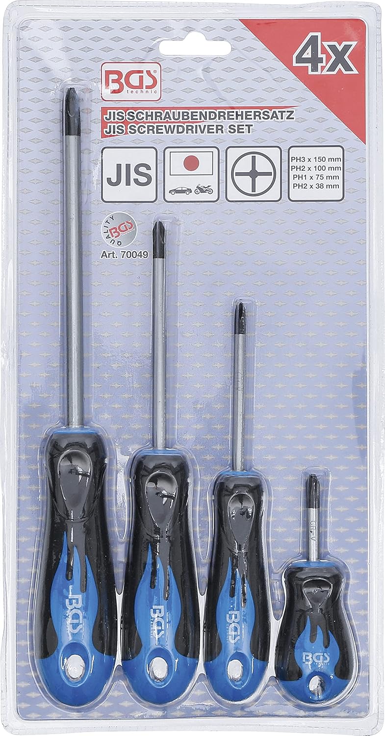 Thumbnail 3 de BGS 70049 JIS-schroevendraaierset, 4-delig met magnetische punten