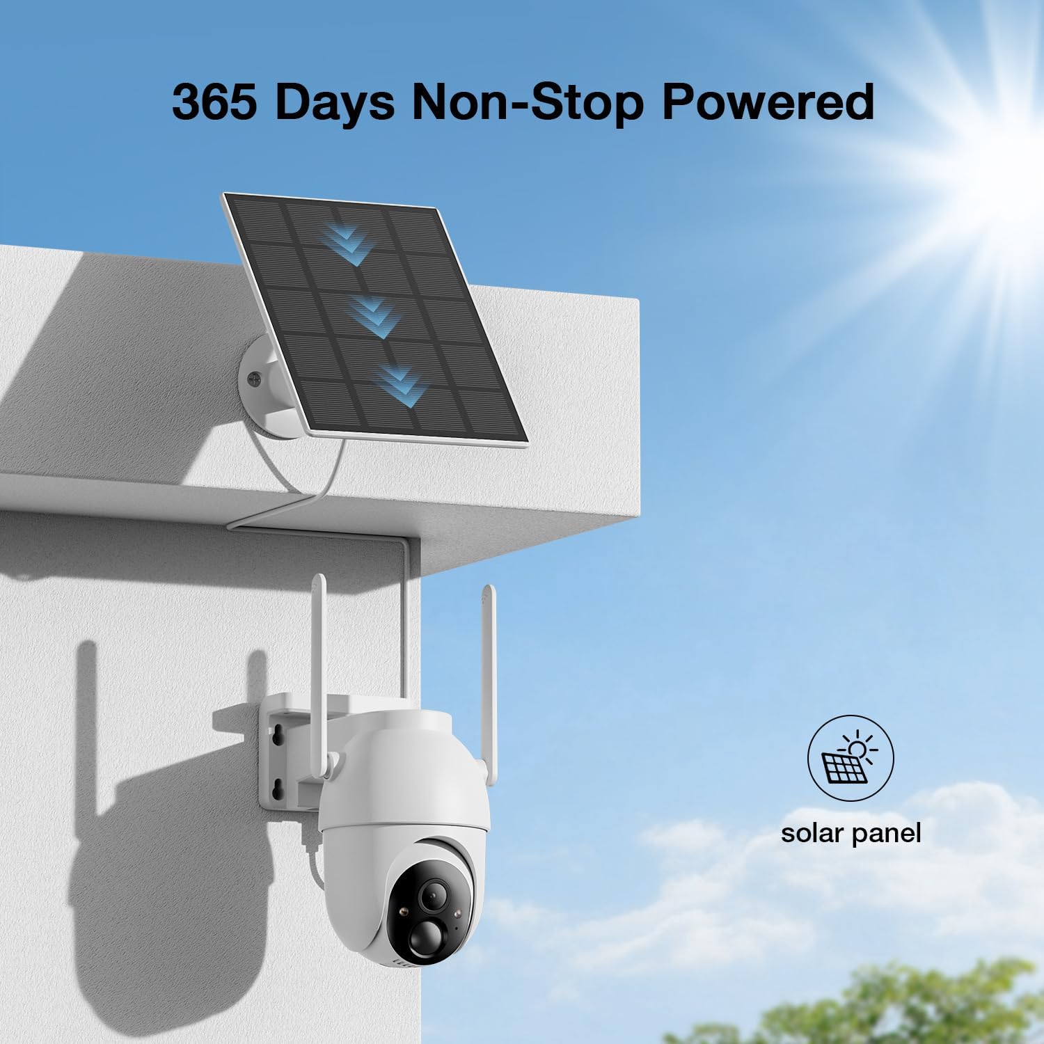 Thumbnail 6 de ELYSOO JA-D300 4-Camera Security System, 2K/4MP, Solar, 64GB Storage