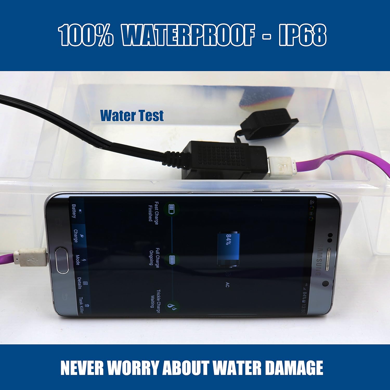 Thumbnail 5 de MOTOPOWER MP0609EA 3.1A Waterproof Motorcycle Dual USB Charger Kit