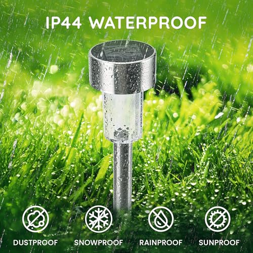 Thumbnail 5 de CUQOO Solar Garden Stake Lights – 10 Pack Colour-Changing LED Pathway Lights