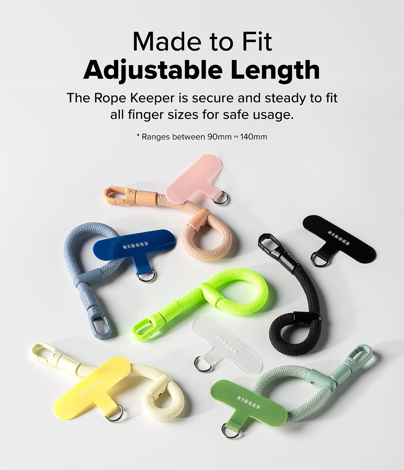 Thumbnail 6 de Ringke Holder Link Flow Finger Ring Strap with Patch – Butter Yellow