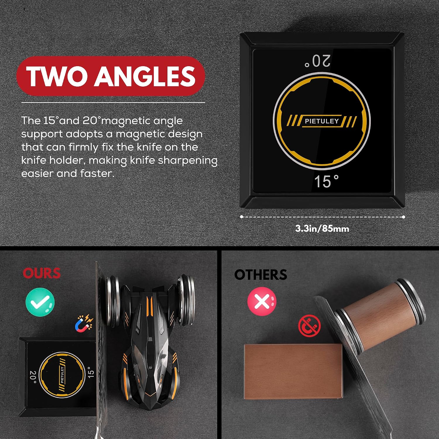 Thumbnail 2 de Pietuley Rolling Knife Sharpener kit